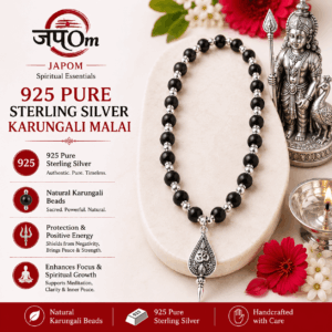 925 Pure Sterling Silver Karungali Malai