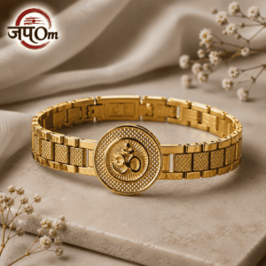 Gold Plated Divine Om Bracelet