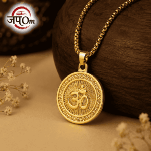 Gold Plated Divine Om Necklace
