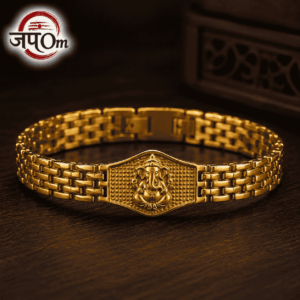 Gold Plated Ganesh Ji Bracelet