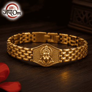 Gold Plated Hanuman Ji Bracelet