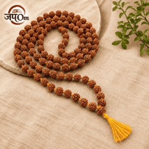 Brown Rudraksha Mala - 108+1 Beads
