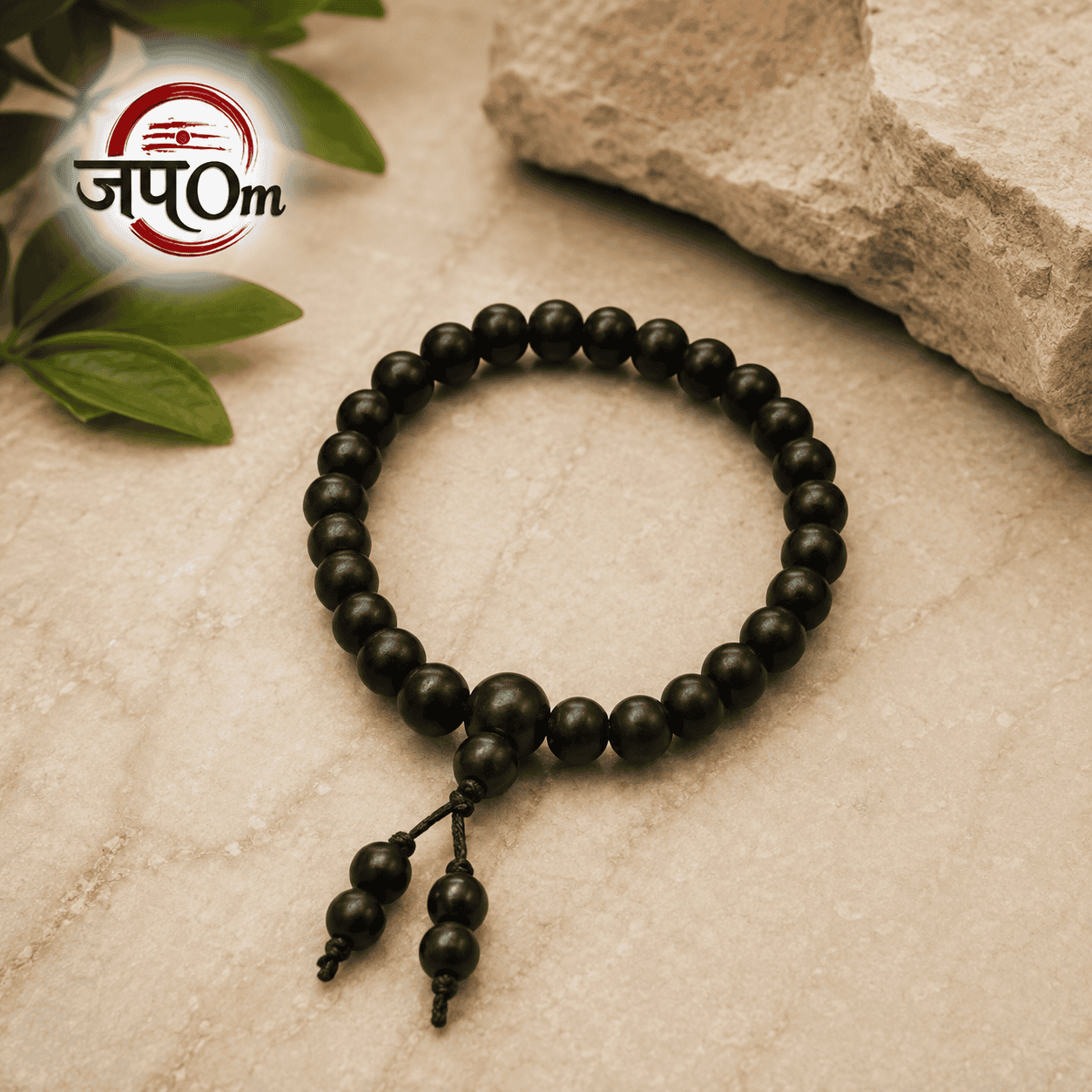 Karungali Inner Balance Band - Natural Ebony Wood