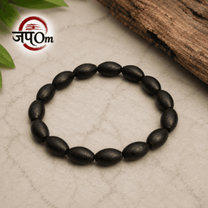 Karungali Oval Beads Band - Natural Ebony Wood